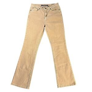 DKNY Pants Women's 6 Bootcut Tan Corduroy Stretch Casual Classic Pockets